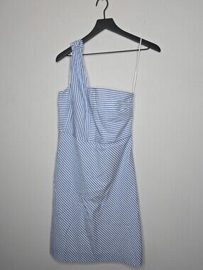 Banana Republic One Shoulder Dress Size 4 NWT